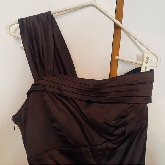 Brown mini dress shoulder - Picture 5 of 5